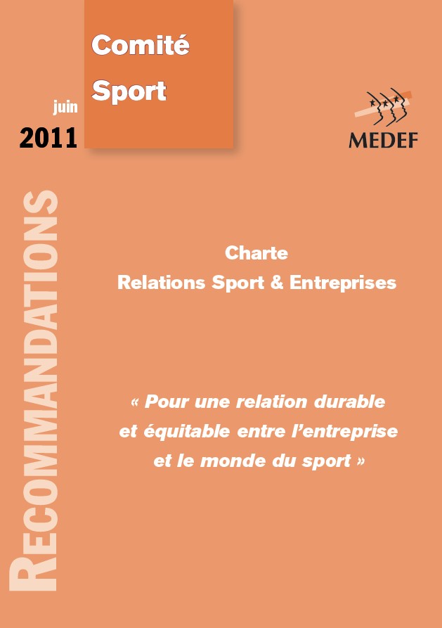 cover Charte Relations Sport et Entreprises
