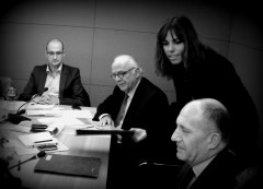 Thierry Courtaigne (au centre), vice-président et directeur général de MEDEF International